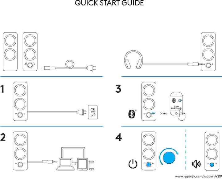 Actual product image Logitech Z207