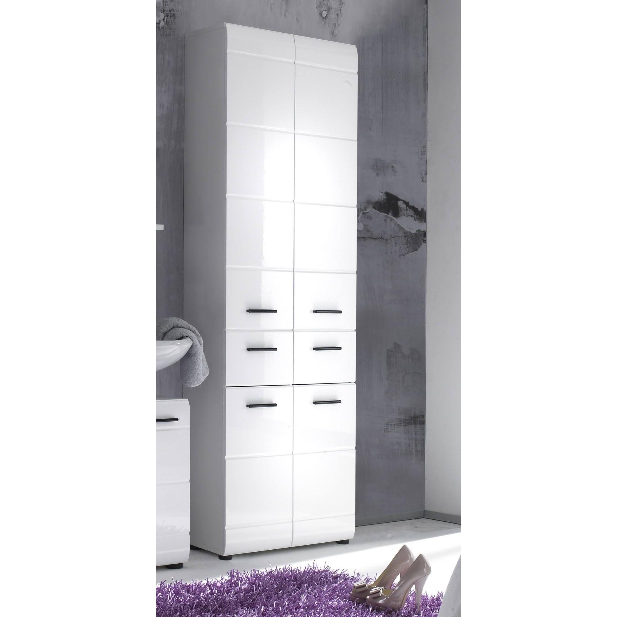 Thumbnail - Trendteam, Badezimmerschrank, Skin Gloss (60 x 31 x 182 cm)