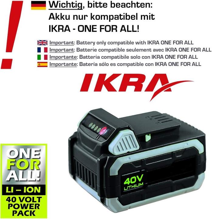 Produktbild Ikra Ersatzakku (40 V)