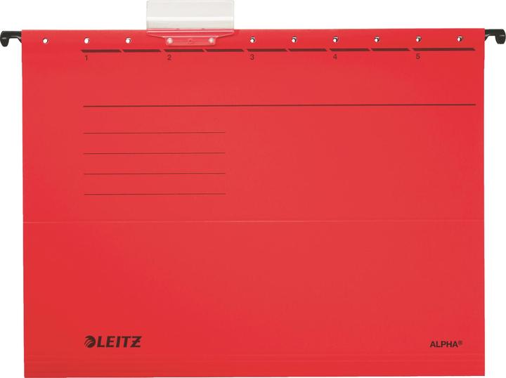 Produktbild Leitz ALPHA Hängemappe, A4, seitlich offen, rot (A4, 1 x)