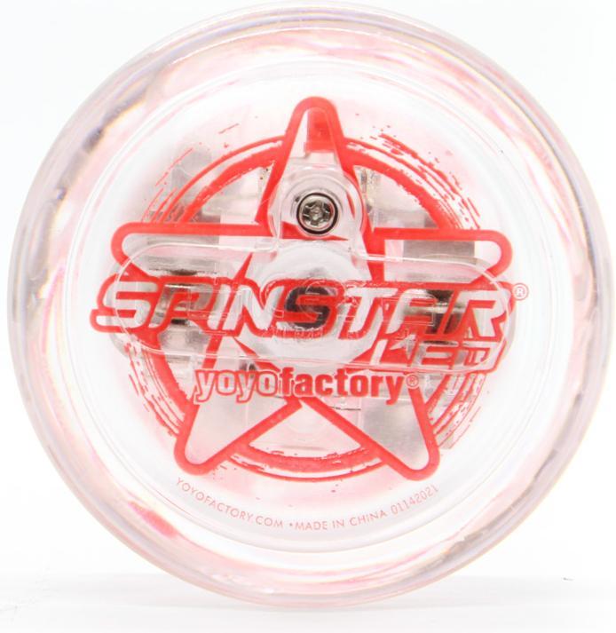 Yoyo Spinstar LED rosso, luminoso