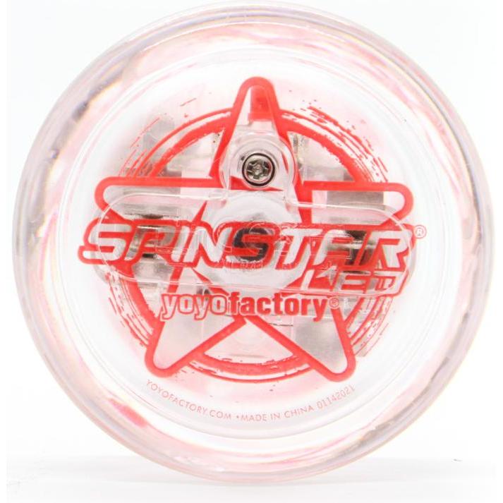Yoyo Spinstar LED rosso, luminoso