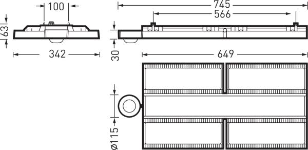 Produktbild Trilux TRIL LED-Hallenleuchte