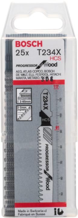 Produktbild Bosch Professional Zubehör Stichsägeblatt T 234 X