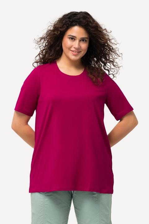 Actual product image Ulla Popken Essential Round Neck Stretch Tee (50, 52)