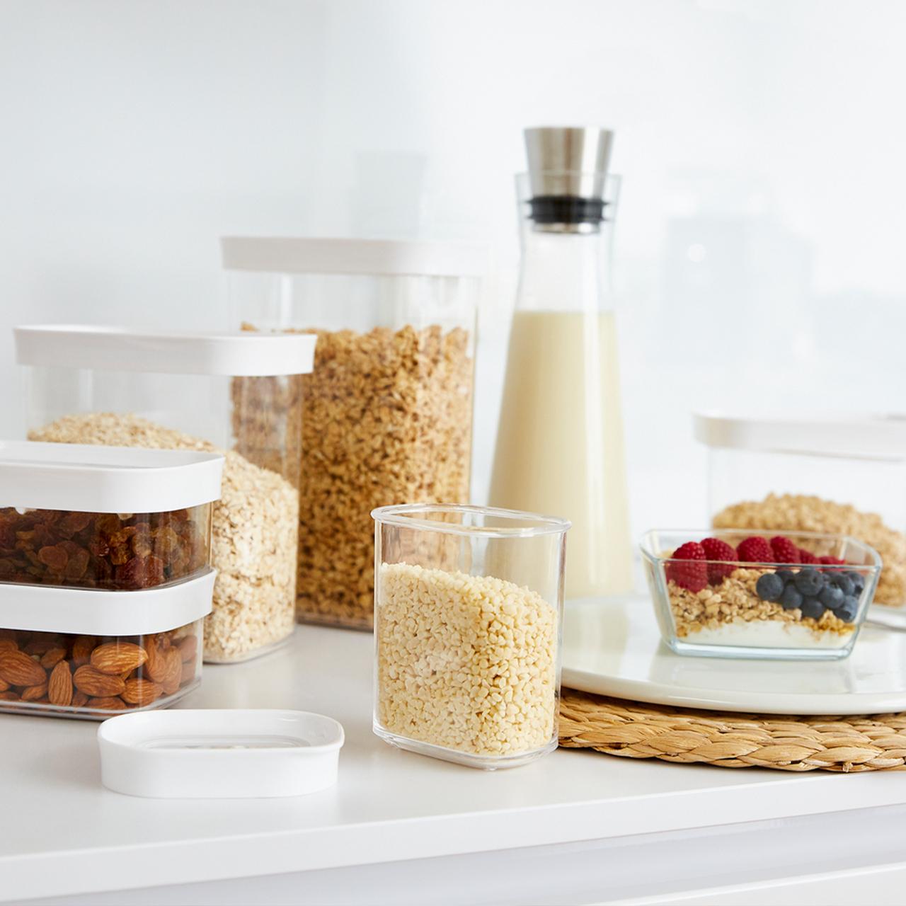 Thumbnail - Emsa Optima 7er Set (2x0.45 / 2x1 /2x1.6 / 2.2), Vorratsbehälter, Transparent