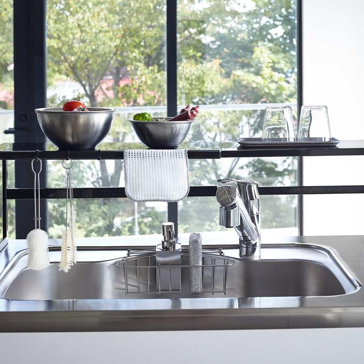 Actual product image Yamazaki Tower kitchen shelf