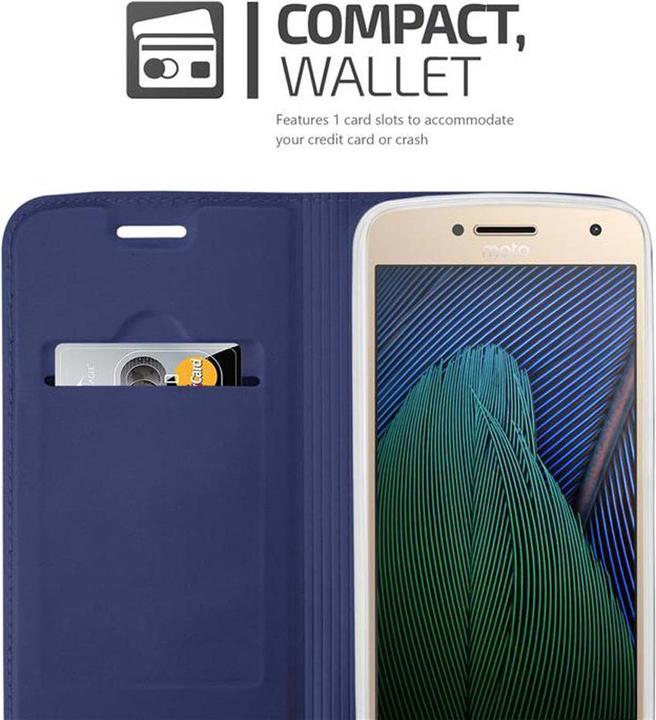 Actual product image Cadorabo Book Classy Style Cover (Motorola Moto G5 Plus)