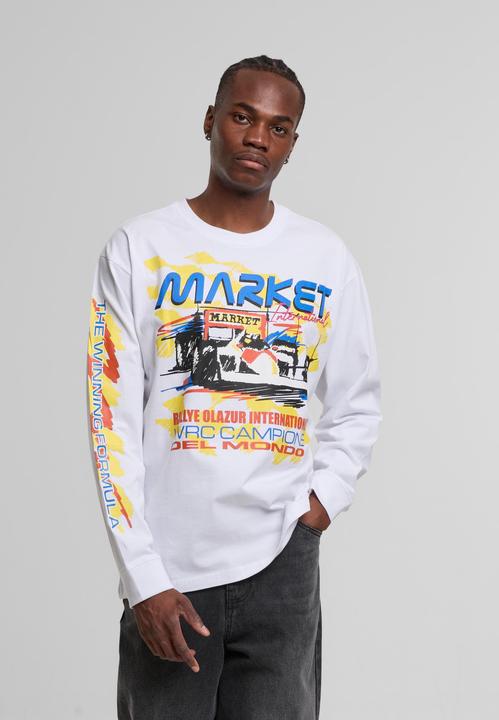 Produktbild Chinatown Market Longsleeve Racing Stripe (L)