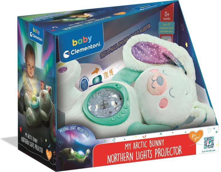 Immagine prodotto Clementoni Baby Kaninchen Kuschelig Interaktive Nordlichter (25 cm)