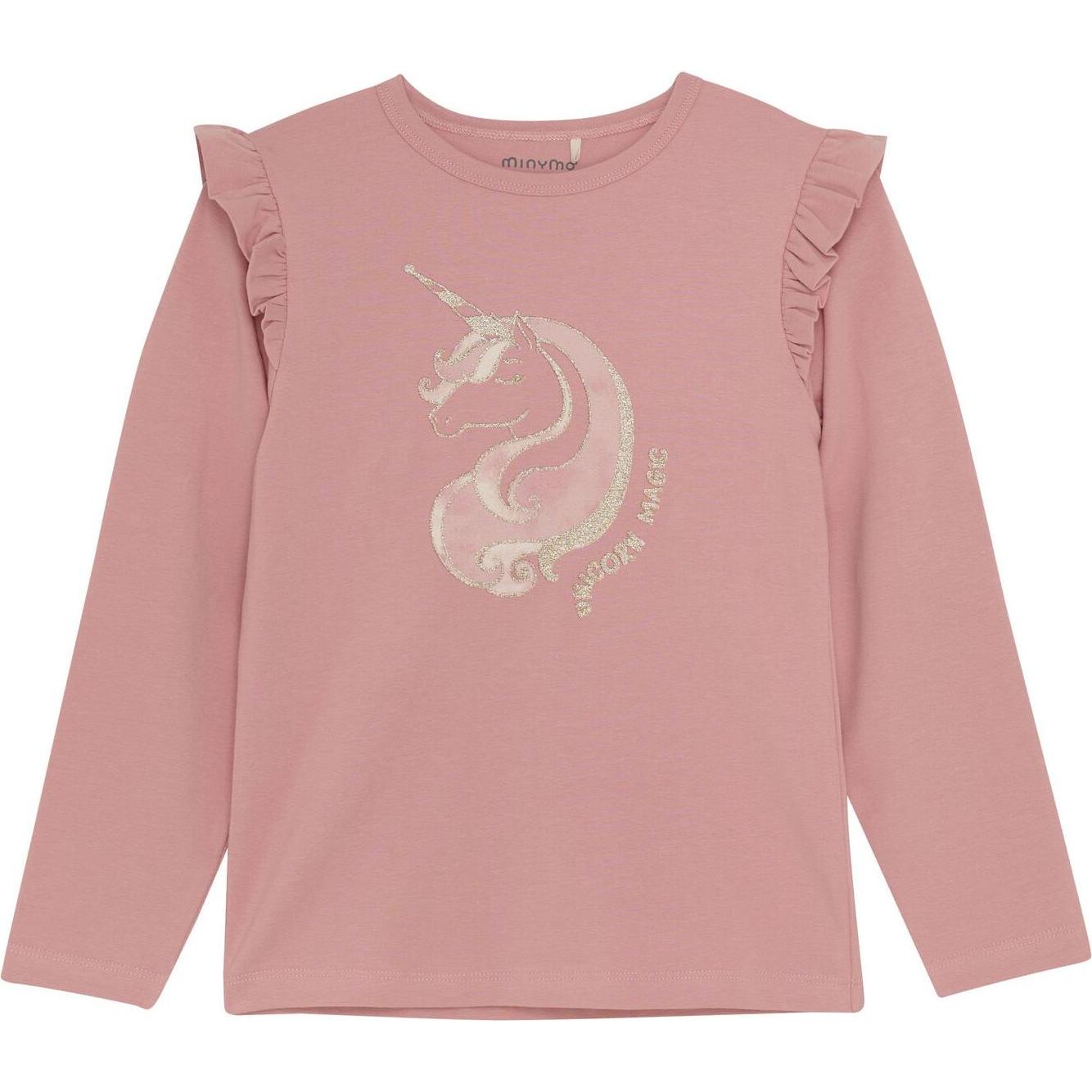 Minymo, Unisex, Shirt, Langarmshirt tte, Rosa, (128)