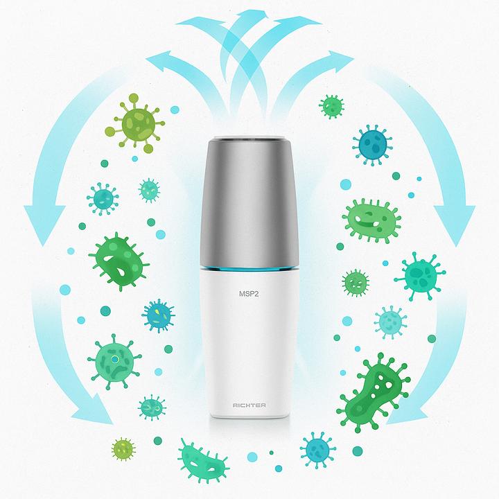 Actual product image Mara Vital MSP1 UV-C Tragbarer Luftreiniger mit USB-Anschluss