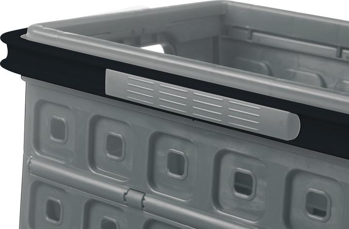 Actual product image Helit the flap-line folding box anthracite (31 cm, 24 l, 1x)