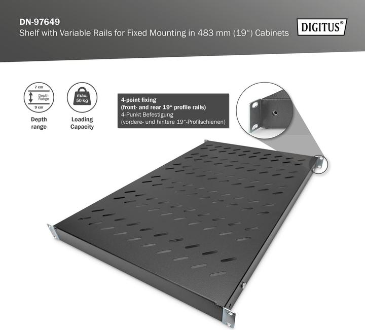 Actual product image Digitus Shelf