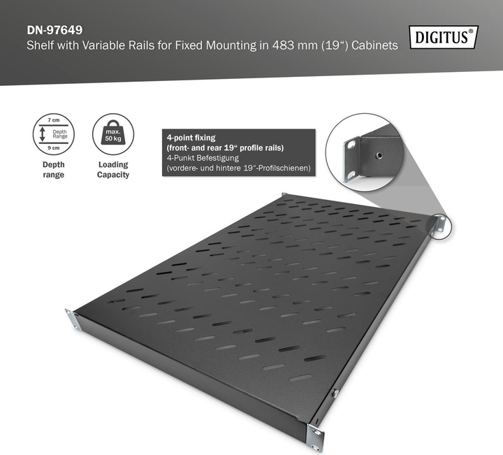 Actual product image Digitus Shelf