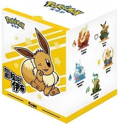 Produktbild Pokémon Authentic Funism Eevee Evolution 2nd Edition Figure (1 Random)