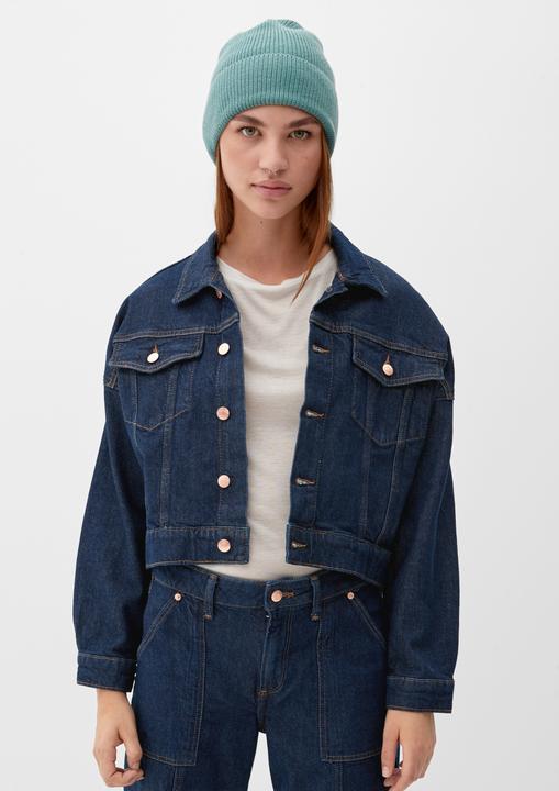 Immagine prodotto s.Oliver Indoor-Jacke Denimjacke im Boxy-Stil (L)