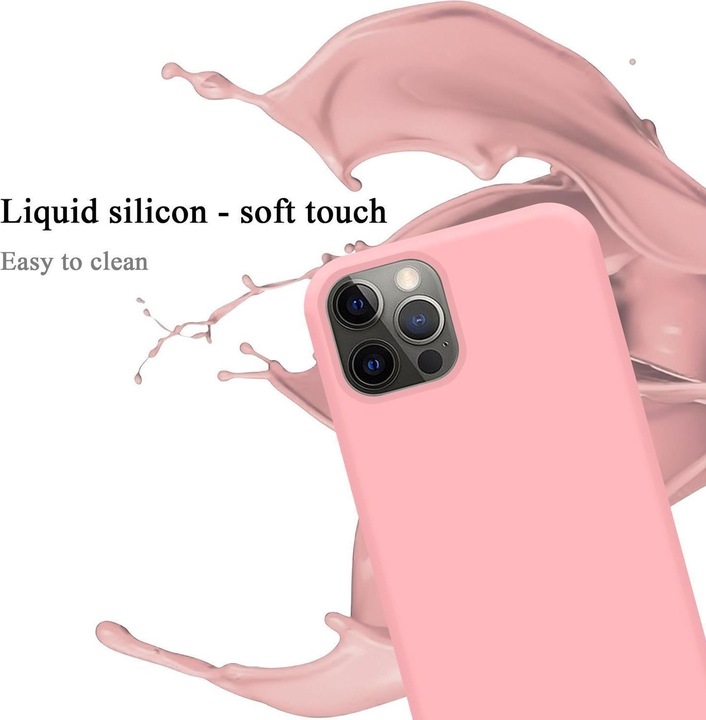 Actual product image Cadorabo TPU Liquid Silicone Case Cover (Apple iPhone 13 Pro Max)
