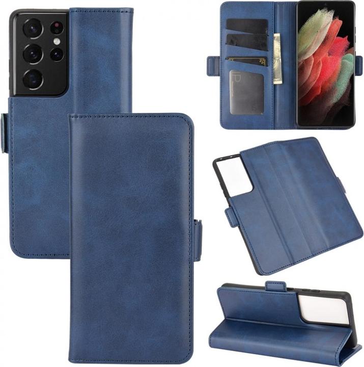 Actual product image Screenguard Samsung Galaxy S21 Ultra CardLounge Leather Case (Samsung Galaxy S21 Ultra)