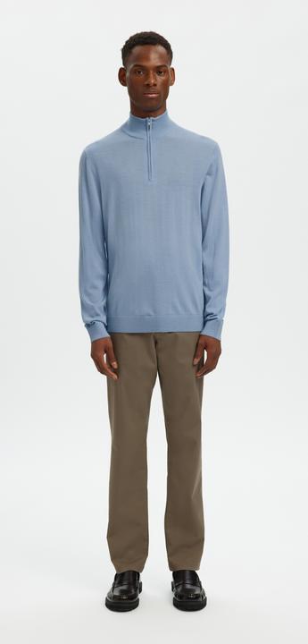 Produktbild Selected Slhtray Ls Knit Merino Half Zip Noos (M)
