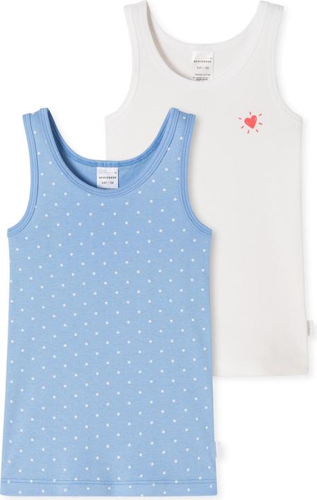 Produktbild Schiesser 2er Pack Feinripp Organic Cotton Unterhemd / Top (92)