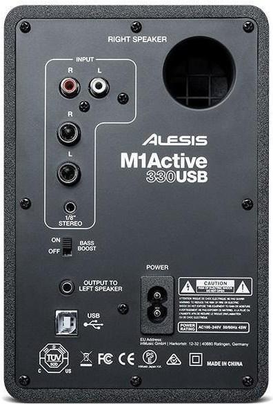 Actual product image Alesis M1Active 330USB (Active, Pair, 2x 10 W)