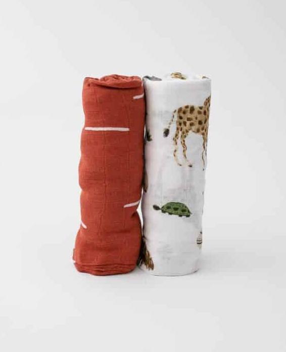 Produktbild little unicorn Deluxe Swaddle 2 Pack (120 cm, 120 cm)