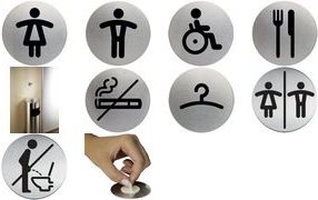 Actual product image Durable PICTO WC ladies and gentlemen
