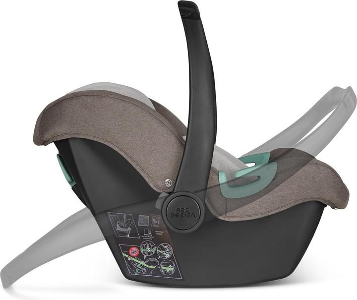 Actual product image ABC Design ABC Tulip baby car seat i-Size / 0 to approx. 13 kg (Baby car seat, ECE R129/i-Size Standard)
