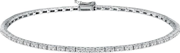 Live Diamond Armband (18 cm, Recycelt, 375er Weissgold)