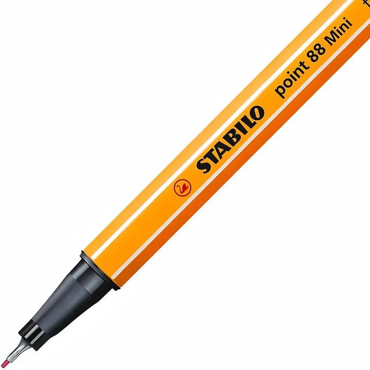 Image du produit STABILO Finelineretui 8ST Point88 Mini (Bleu, Jaune, Noir, Orange, Pink, Rouge, Vert, Vert pomme, 8x)