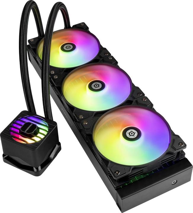 Produktbild Enermax LIQMAXFLO 360mm CPU AIO Flüssigkeitskühler - Xtreme Doppelkammerpumpe- VRM Wasserblock ARGB