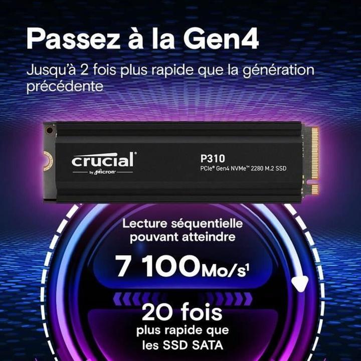 Produktbild Crucial P310 (4000 GB, M.2 2280)