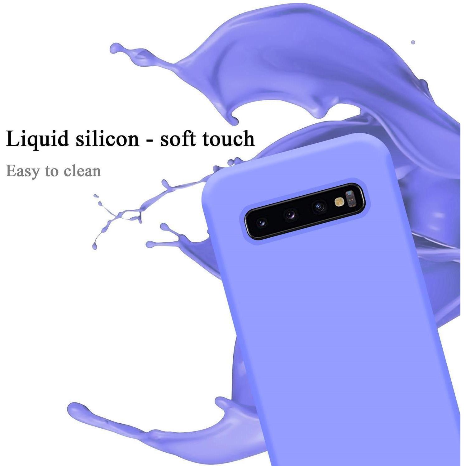 Thumbnail - Cadorabo TPU Liquid Silicone Case Cover (Samsung Galaxy S10 5G), Smartphone Hülle, Violett