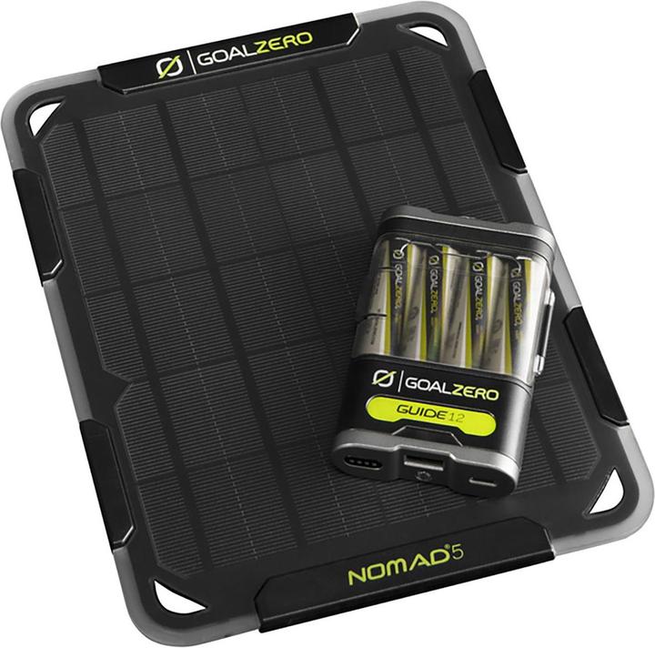 Produktbild Goal Zero Powerbank Guide 12 + Nomad 5 Solarpanel (2500 mAh, 10 W, 12 Wh)