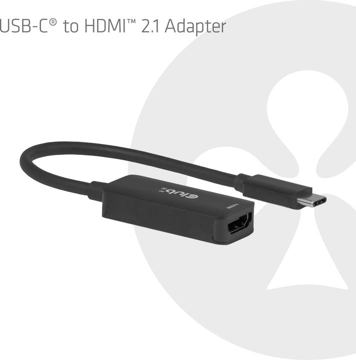Actual product image Club 3D Club3D Adapter USB Typ C > HDMI 2.1 8K HDR10 DP1.4 St/Bu retail (HDMI, 2.20 cm)