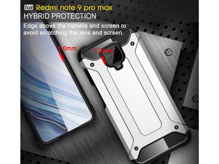 Image du produit Screenguard Coque AdventureCase Xiaomi Redmi Note 9 Pro Hybrid (Xiaomi Redmi Note 9 Pro)
