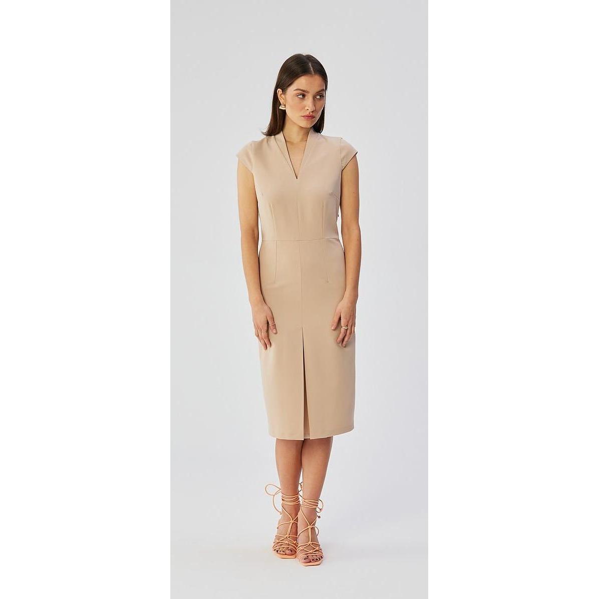 Stylove, Damen, Kleider, Alltagskleid, Beige, (M)