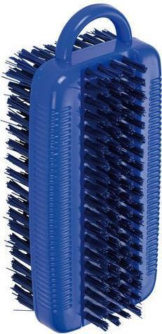 Haug NAILENBORSTEL DUBBEL,BLAUW/PBT BLAUW,ø 0.35MM MEDIUM/HARD