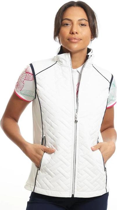 Immagine prodotto Island Green Gilet Golf Tubature a contrasto Imbottita Donna (L)