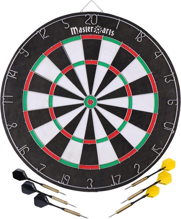 Image du produit Master Darts Cible de fléchettes avec fléchettes
