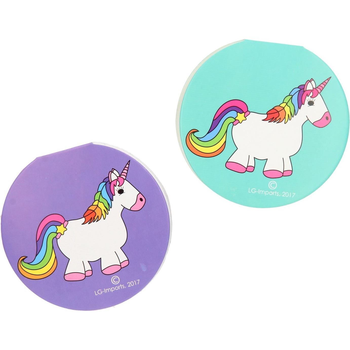 LG-Imports, Heft + Block, Notebook-Einhorn (8 x 8 cm)
