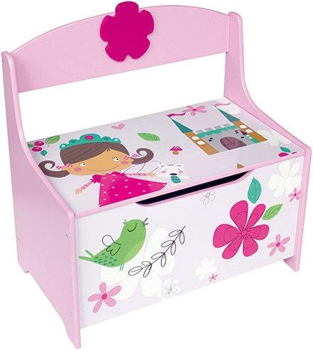 Image du produit Playwood Banc de jouets en bois Rose