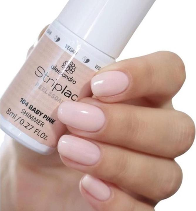 Produktbild Alessandro Peel or Soak (104 Baby Pink, Abziehbarer Nagellack)