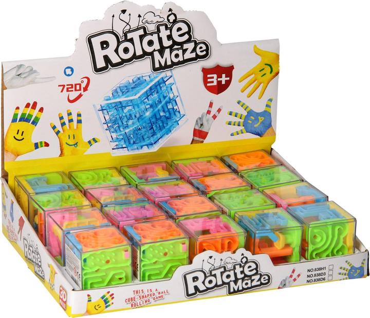 Gioco di pazienza nel cubo (Tedesco, Francese, Italiano, Inglese)