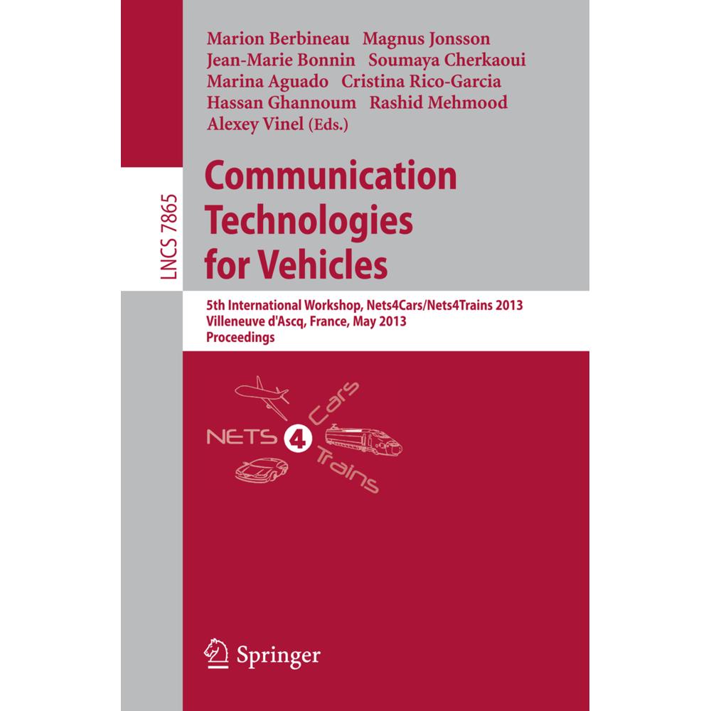 Communication Technologies for Vehicles, Fachbücher von Rashid Mehmood, Magnus Jonsson, Alexey Vinel, Marion Berbineau, ...