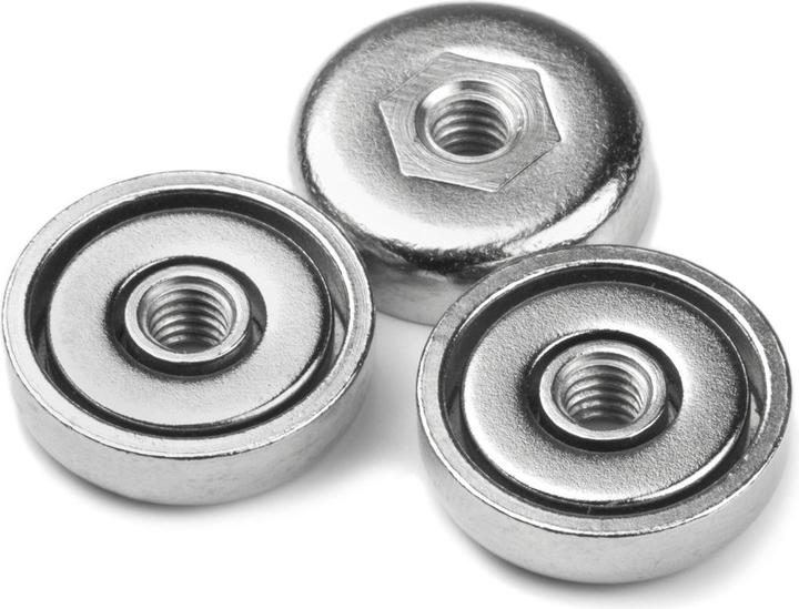 Immagine prodotto Supermagnete Magnete con base in acciaio con filettatura interna (5x)