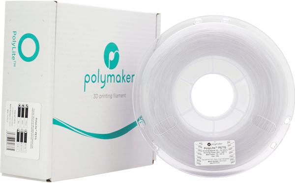 Actual product image Polymaker PolyLite PETG V2 - Transparent - 1.75mm (PETG, 1.75 mm, 1000 g, Transparent)