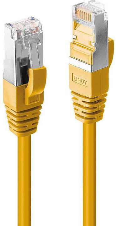 Image du produit Lindy Câble Cat.6 S/FTP LSZH de 0.5m, connecteur RJ45 jaune, 250MHz, cuivre (S/FTP, CAT6, 0.50 m)