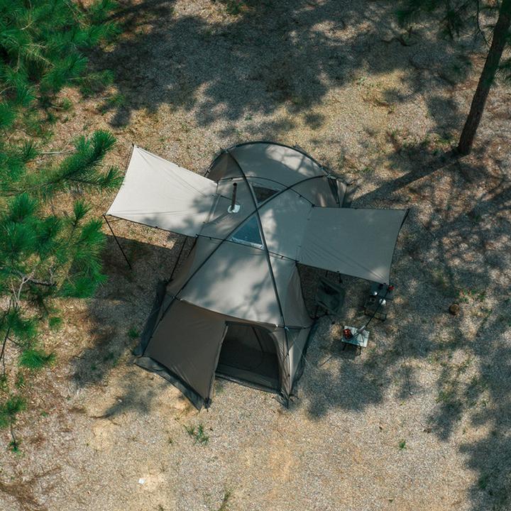 Actual product image Naturehike Shandi tent for two bedrooms cnk2300zp030-grey (Dome tent, 2 persons)